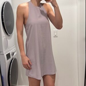 Tobi High Neck Backless Mini Dress in Lavender
